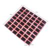 GARVALON 48pcs Tire Patch Pull Patch Bicycle Accessories Bicycle Tire Repair Tool Black