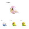 Cute Cartoon Bird Animal Plush Toy Desktop Decoration Educational Diy Building Blocks Gift