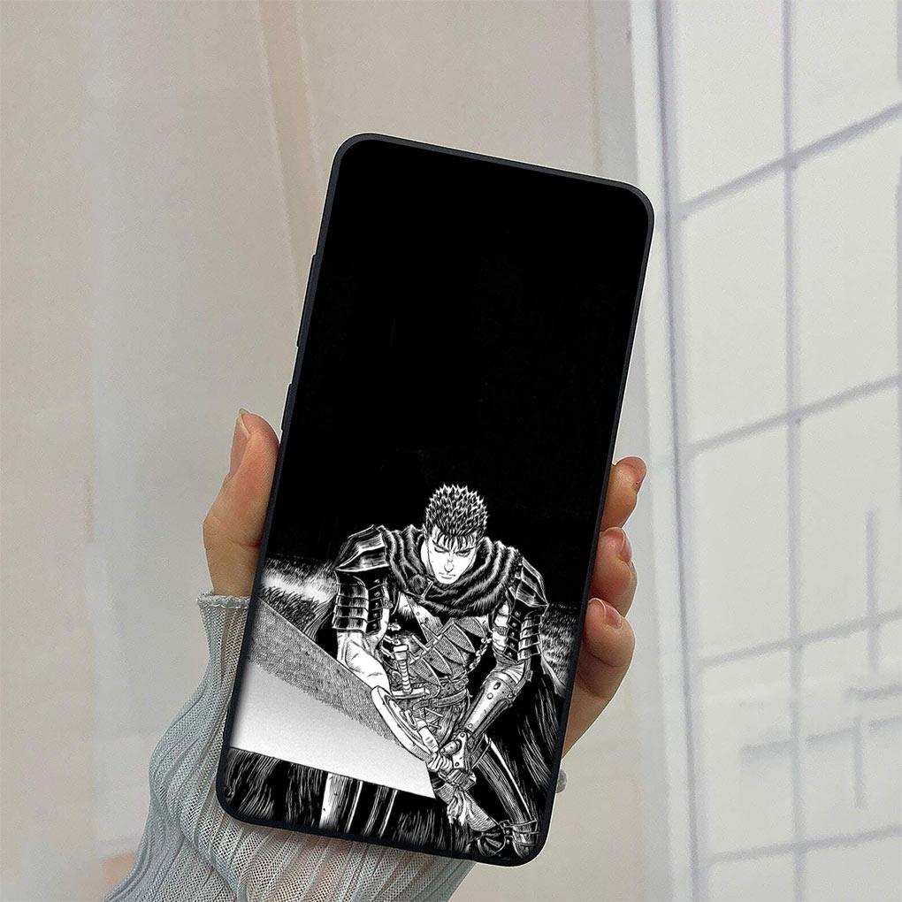 Berserk Guts Soft Cover for VIVO Y20 Y21 Y33S Y20i Y02 Y16 Y22S Y27 Y21T Y33T Y35 Y36 Y53S Y70 Y76 Y77 Y78 Casing Phone Case