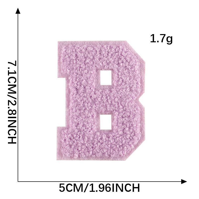 Diy Patch Sticker Letter Towel Embroidery Cloth Sticker Multi-Color Cloth Label Clothing Accessories Badge Embroidery Sticker
