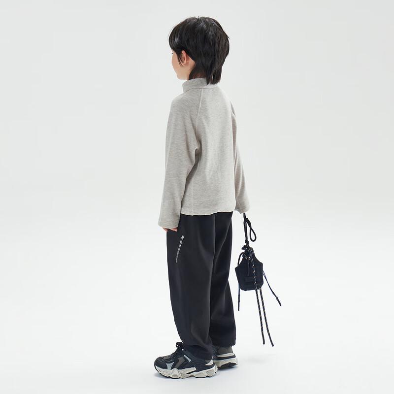 Kids' Autumn/Winter Outdoor Softshell Windproof Straight-Leg Pants 8877D