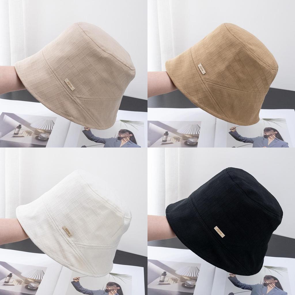 Cotton Fisherman Hat With Sun Protection And Breathable Design For Casual Outdoor Wear