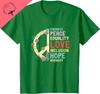 Diversity Equality Love Peace HuUnisex Rights Social Justice TShirt