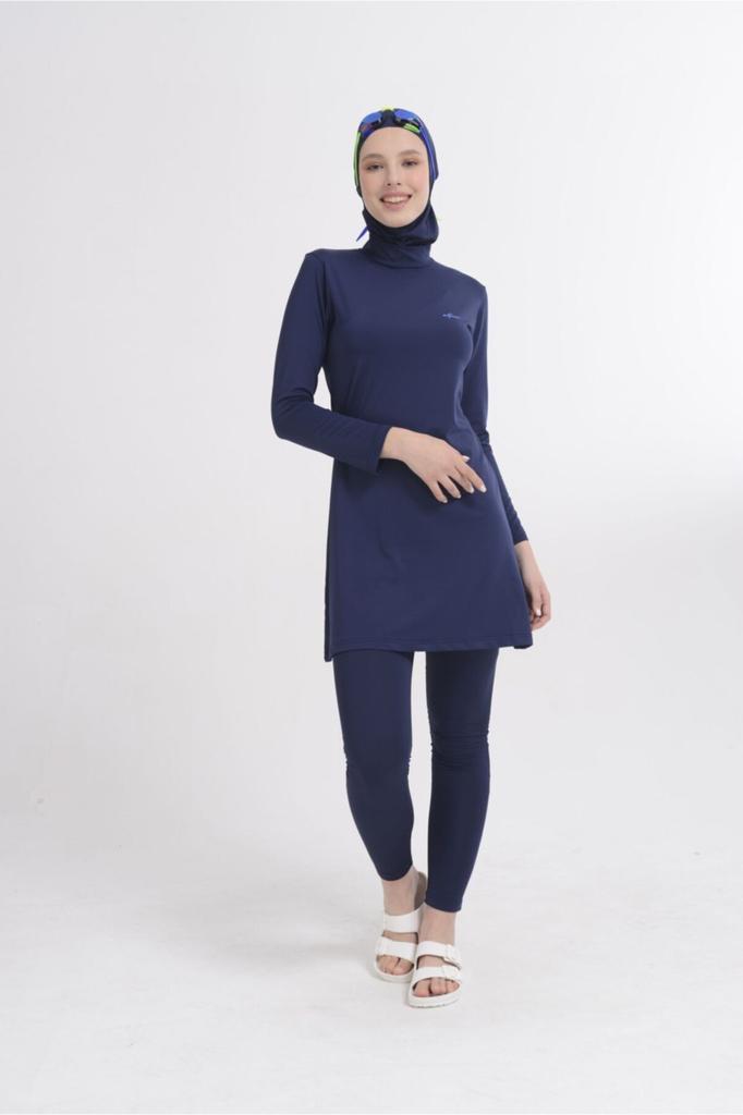 Muslimischer bescheidener islamischer Burkini-Strand-Schwimmanzug für Damen, Bademode, Hijab, Strandmode, Badeanzug 