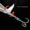 Treble Hook Floating Tractors Propellers 360° Rotate Fake Baits Professional Lure Bait  Blackfish