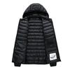 Men's Plus Size Multicolor Lightweight Cotton-Padded Winter Jacket with Detachable Hood