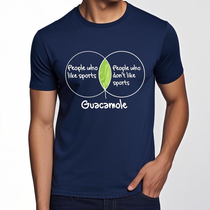 

Daily Wear Summer Boys T Shirt People Who Like Sports People Who Dont Like Sports Guacamole Short Sleeve Relaxed Fit ONeck 4XL