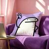 Cute Celular Flork Funny Pillow Case Square DoubleSided Sofa Cushion Cover Bedroom Bedside Pillow