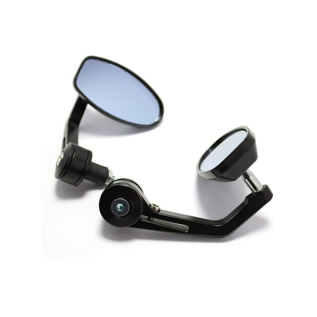 JPMODAO Motorcycle Mirror, Bar End Mirror, Bar End Motorcycle Mirror, Aluminum Universal Motorcycle Mirror,