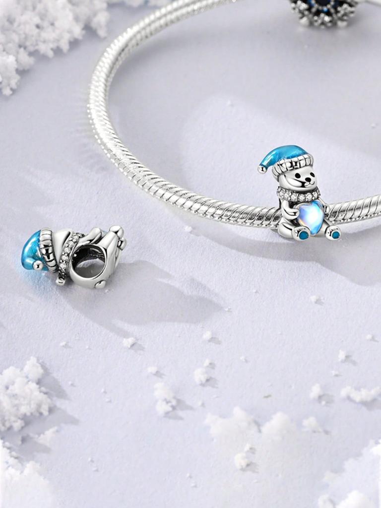 Cute Elephant Music Squirrel Beads Charm Copper Plated Fit Charms Copperoriginal Bracelet For Jewelry Making Diy Charm