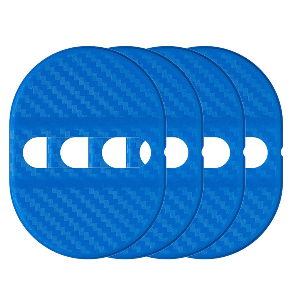 Universal Car Door Lock Protective Cover 4PCS Self-adhesive Door Decorative Car Anti Lock Car S H1W7