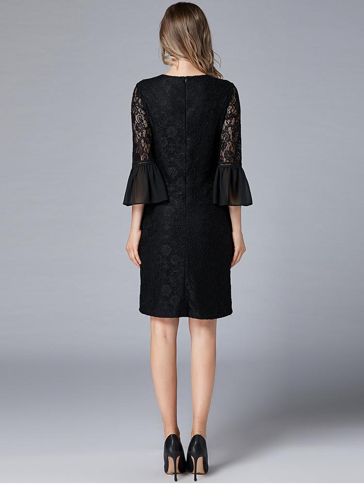 Non-Returnable Embroidered European & American Palace Style Lace Dress, Hip-Wrapped Design, Plus Size Women's Elegant Skirt