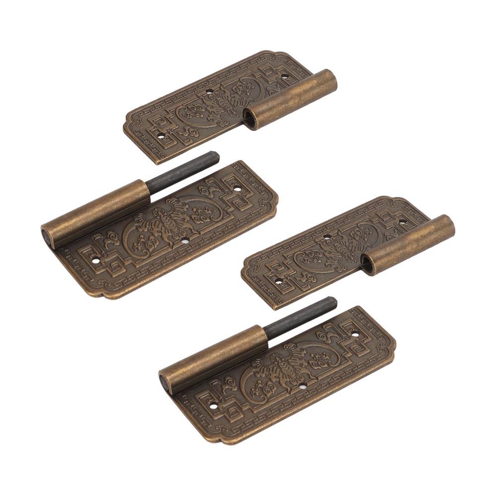 2pcs Vintage Furniture Hinges Decorative Cupboard Door Hinges Butt Hinges  Furniture Cupboard