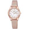 CITIZEN Watch wicca (Solar Tech / Waterproof Easy Read) KH3-568-15 Mesh Band Crystal Glass Ladies Business Student Simple Gift Pink Gold White Second