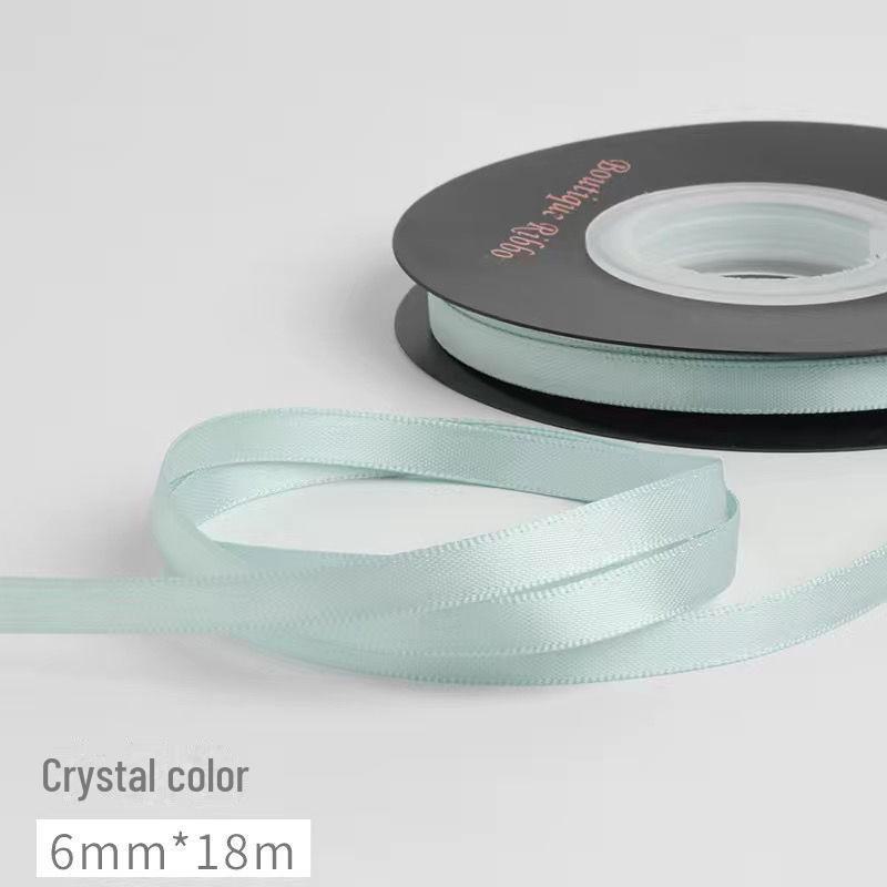 5mm Doppelseitiges Polyester-Blumen-Geschenkband für Haaraccessoires, Kuchendekoration und Sträuße