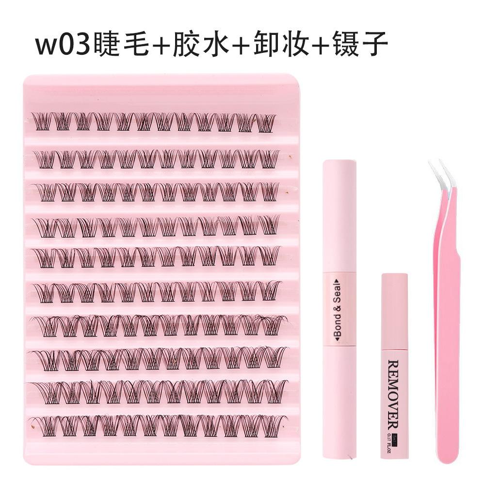 Diy Natural Curl Grafting Thick False Eyelashes Extension