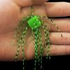 10pcs Artificial Baits Dices Shaped Fishing Lure Slow Sinking Flexible Whiskers Lure Saltwater Baits Fishing Accessory