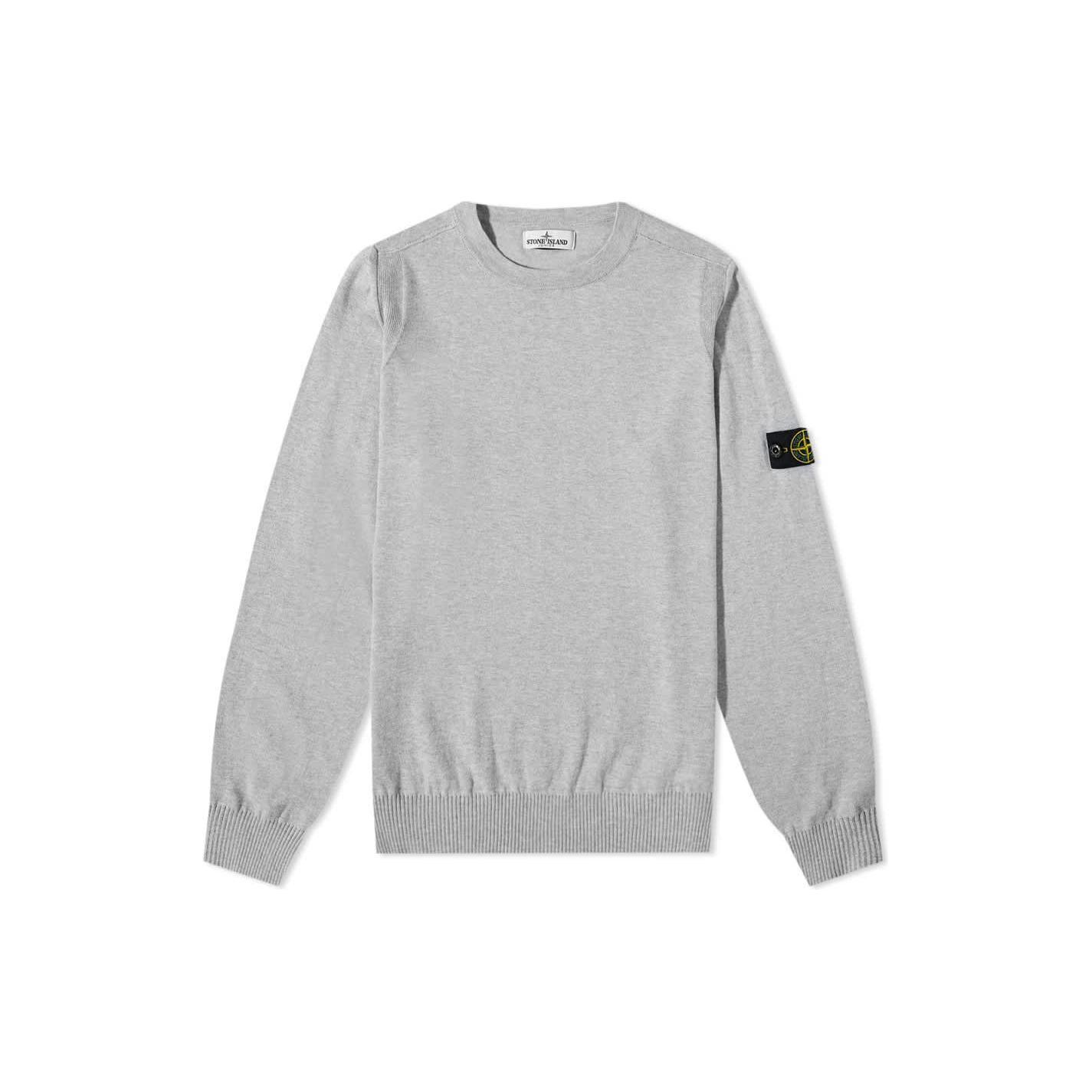 Stone Island Logo Sleeve Badge Crew