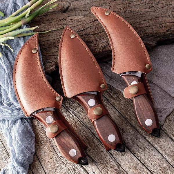 Stainless Steel Meat Cleaver Kitchen Kniives Meat Knife Fruit Cutter Outdoor Dividing Knife