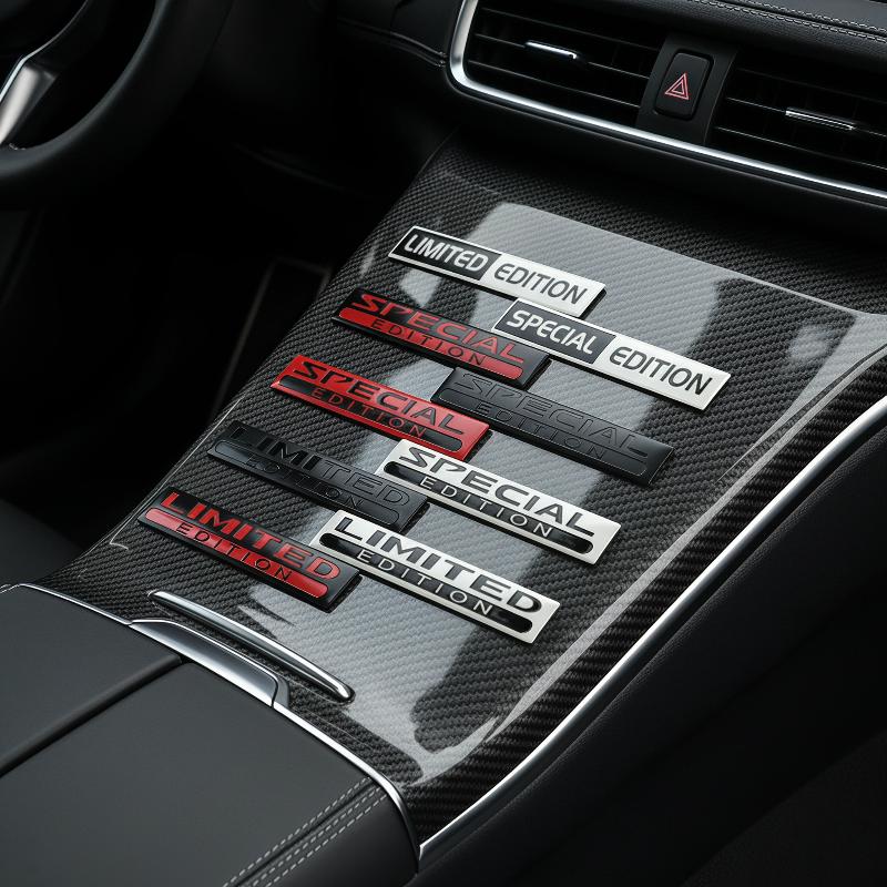 3D Aluminium Special / Limited Edition Logo Sticker Car Trunk Badge Decal Car Styling Accessories