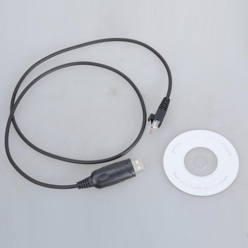 Two Way Radio Accessories for IC-F120 IC-F121 IC-F221 IC-F210S Talkies USB Programming Cable Cord Wire Replacement
