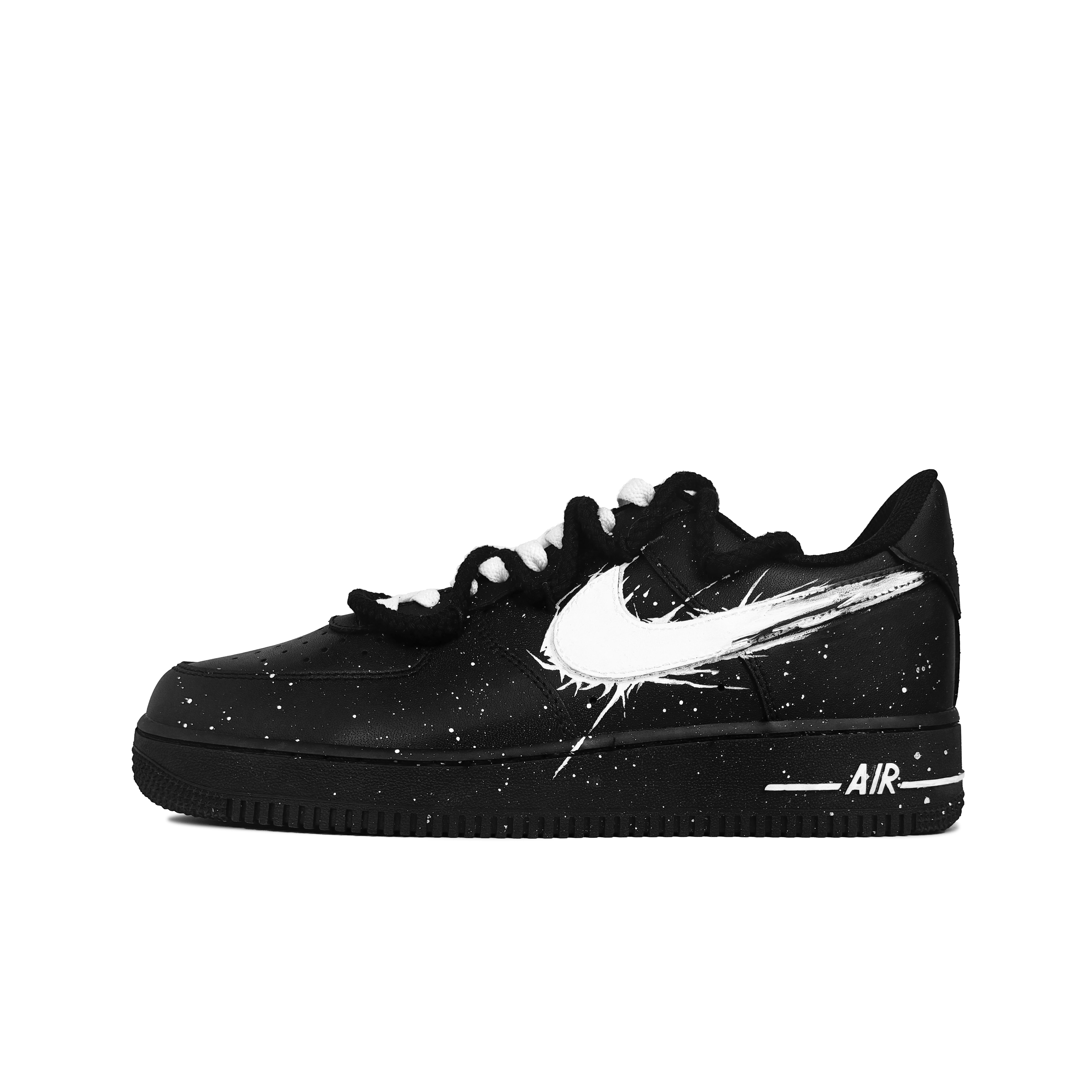 

Nike Air Force 1 Slip Resistant Abrasion Resistant Low top Skateboard Shoes Unisex Black White CW2288-001(Team619-) 41