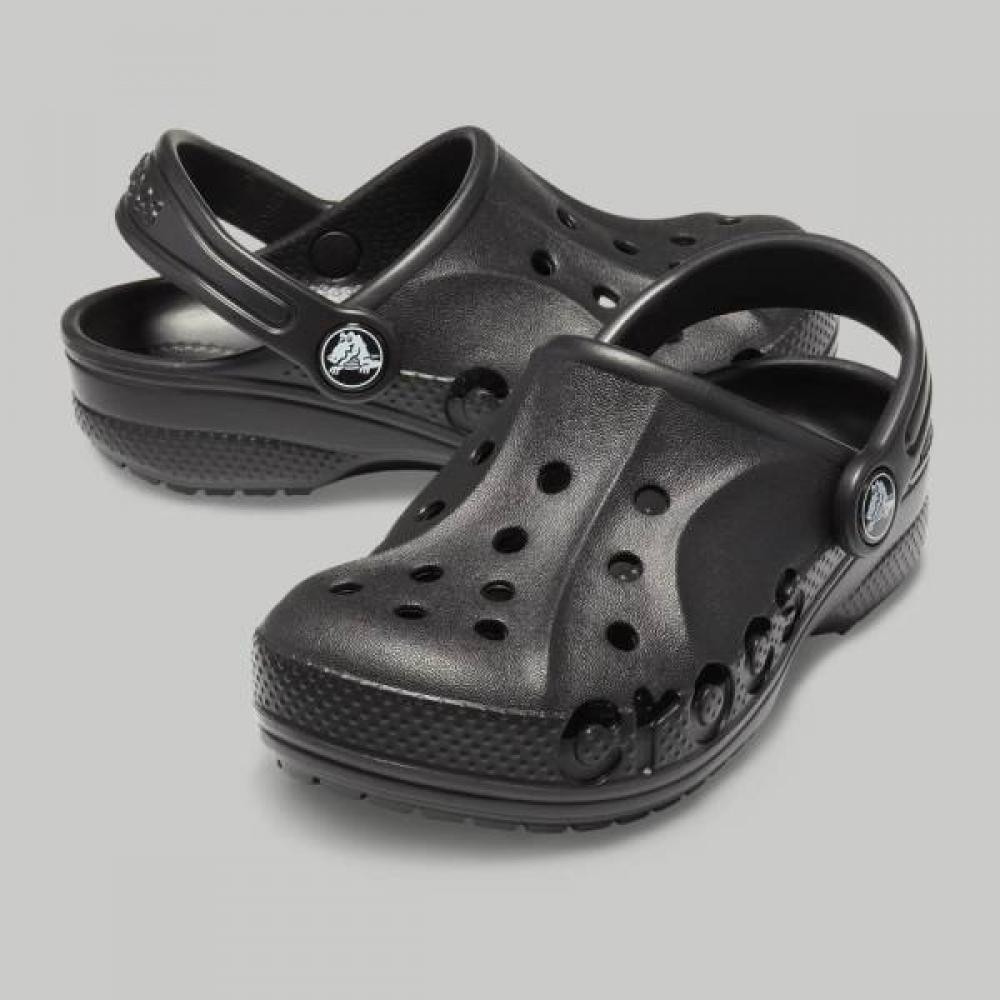 Crocs Kids Baya Clog Black 207013 001 J3(220)