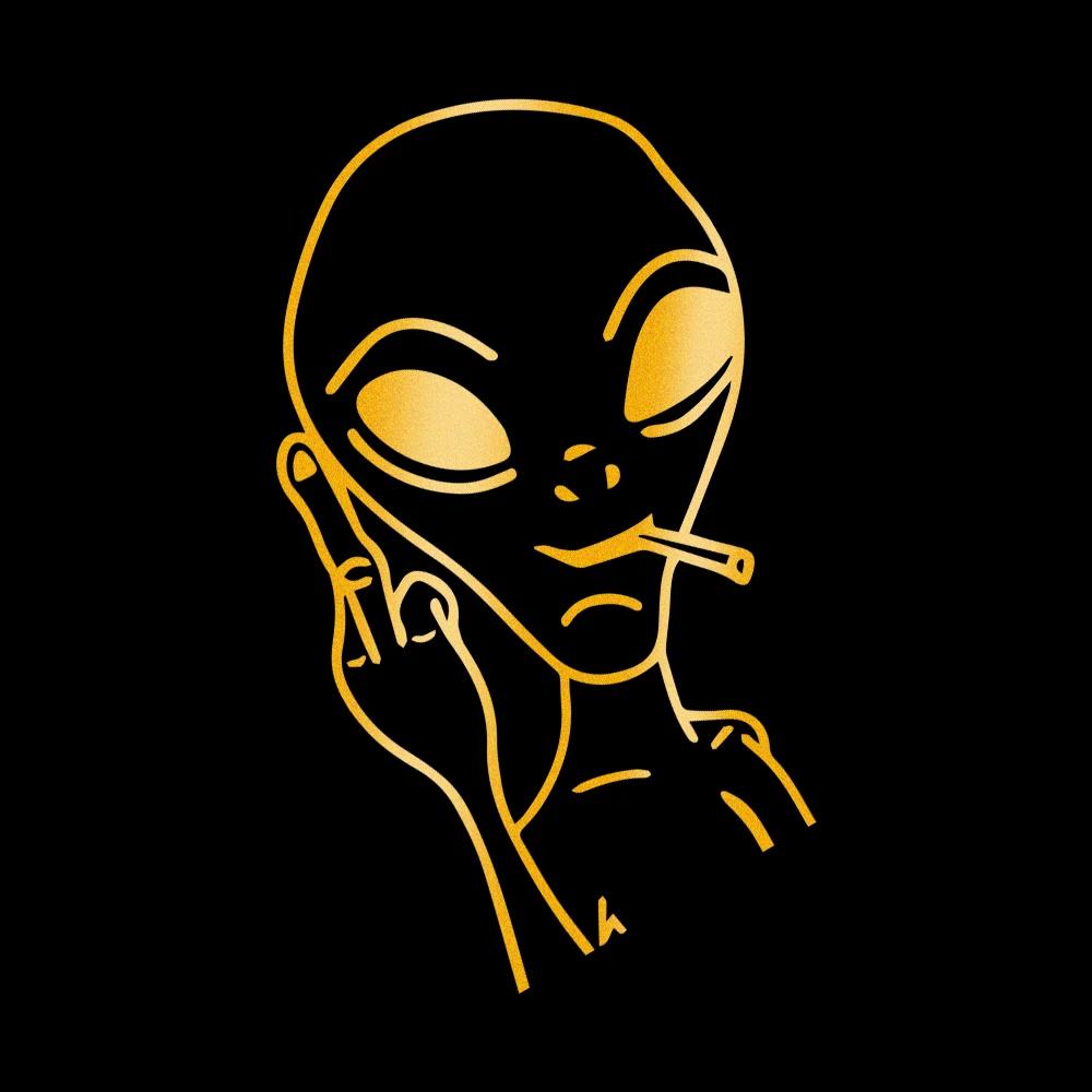 Alien Car Styling Reflective PVC Stickers Auto Whole Body Window Windshield Stickers Vehicles Motorcycle Exterior Accessories