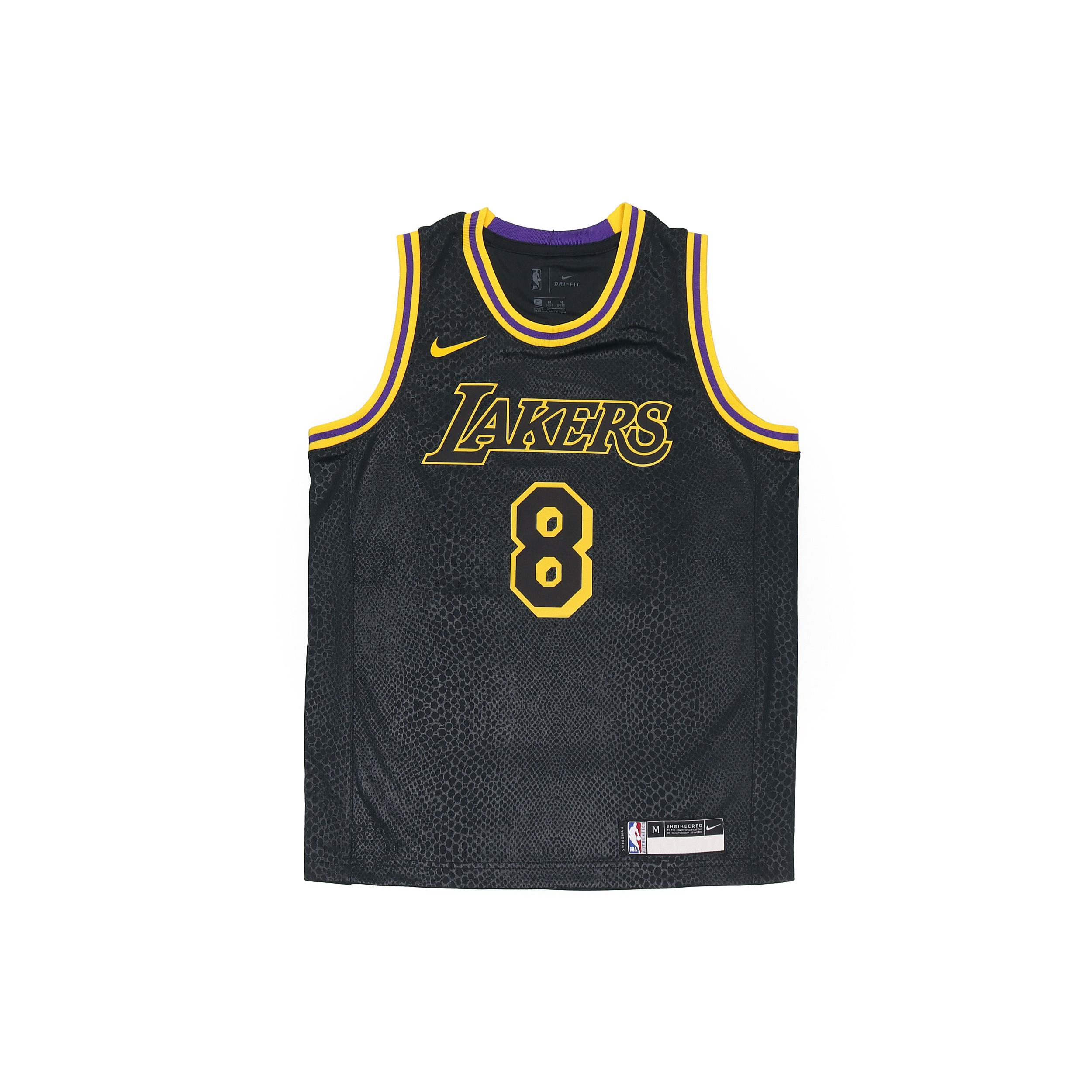 Nike Kids Los Angeles Lakers Kobe Bryant Black Mamba Swingman Jersey DM1576-010 S