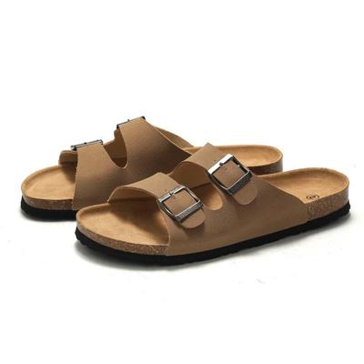 2026 Product Spring/Summer Men's Cork Slippers Women's Sandals and Slippers Student Beach Shoes Water Loose Shoes