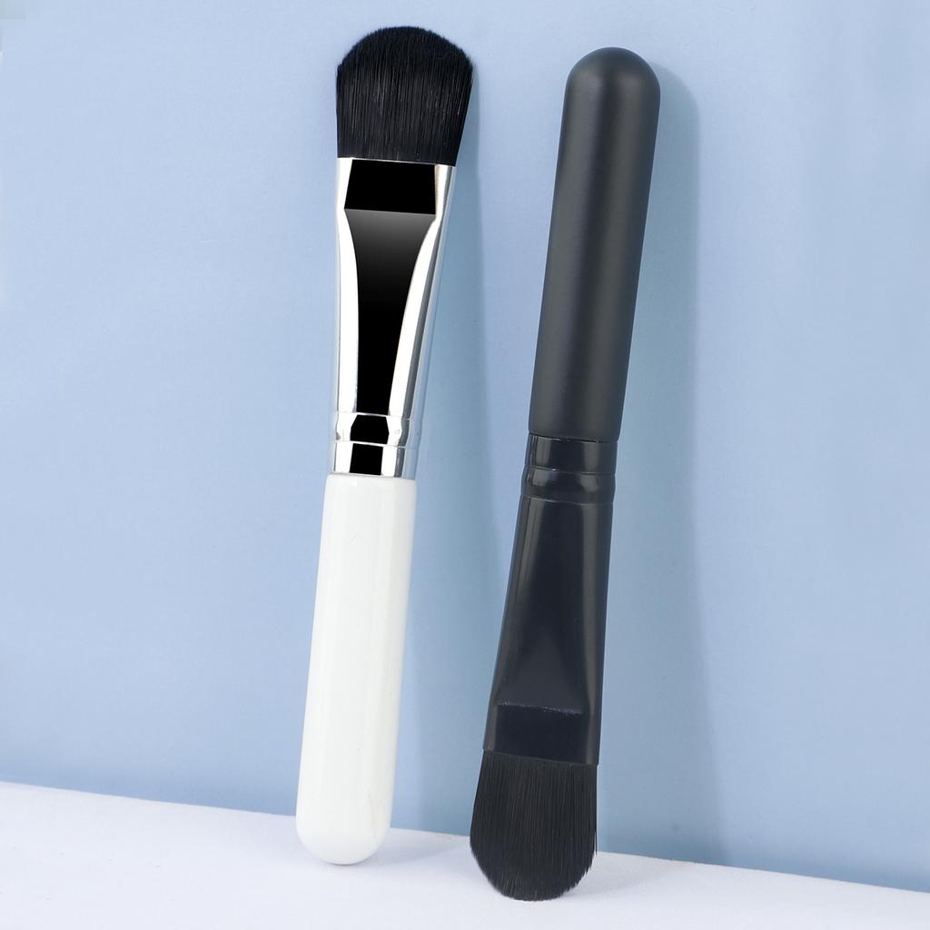 Face Mask Brush Flat Soft Hair Facial Cleansing Skin Care Blender Foundation Applicator Concealer Brush Beauty Makeup Tool