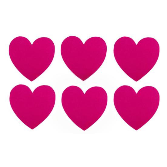 Yousheng 6 Stück Valentinstag Filzuntersetzer Rot Rosa Liebesherz Getränkeuntersetzer für Valentinstag Geburtstag Hochzeit Verlobungsparty Tischdekoration