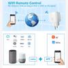 16A 20A EU Smart Socket WiFi Smart Plug Sockets Monitoring Timing Function Voice Control Works with Tuya APP Alexa Google Home