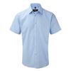 Russell Mens Short Sleeve Herringbone Work Shirt