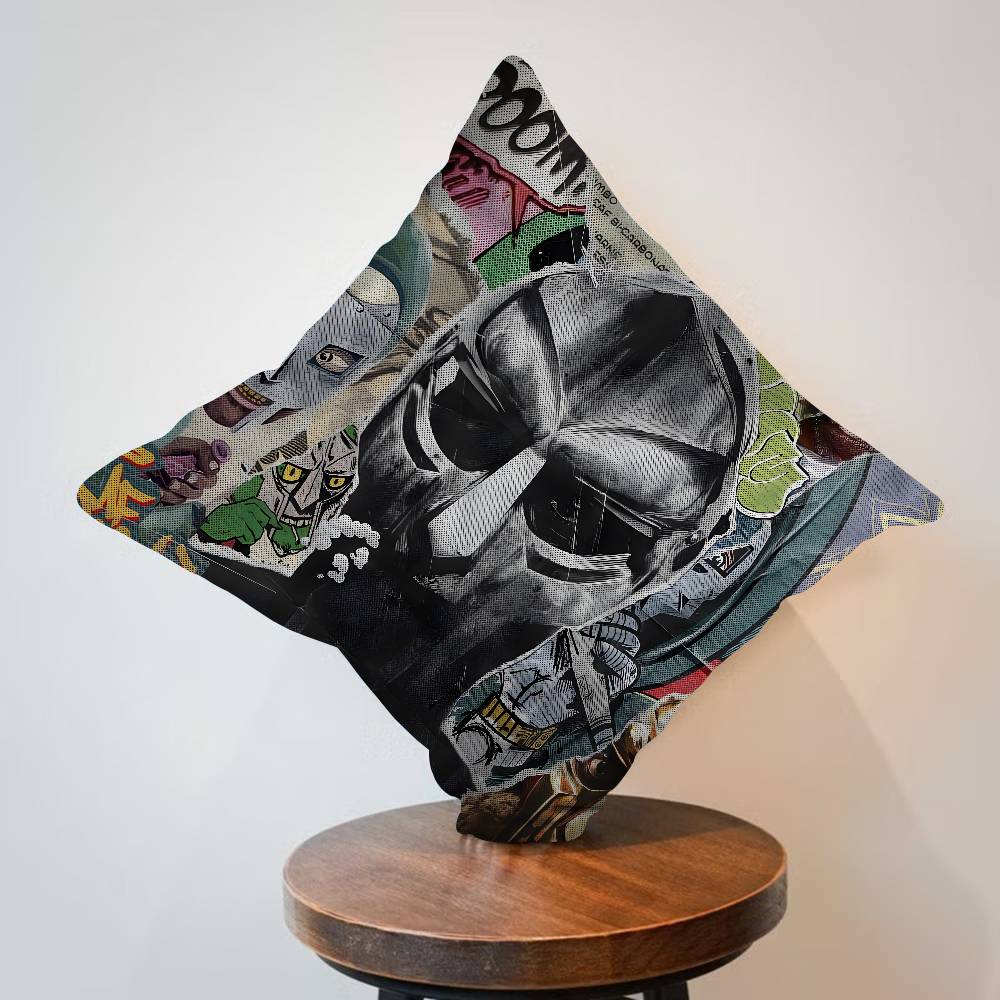MF D-DOOM Comic Pillow Gift Home Office Decoration Bedroom Sofa Car Cushion Cover case 45x45
