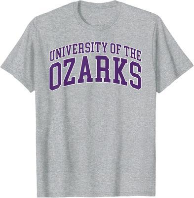 Koszulka z koszykówki University College Ozarks z vintage łukiem