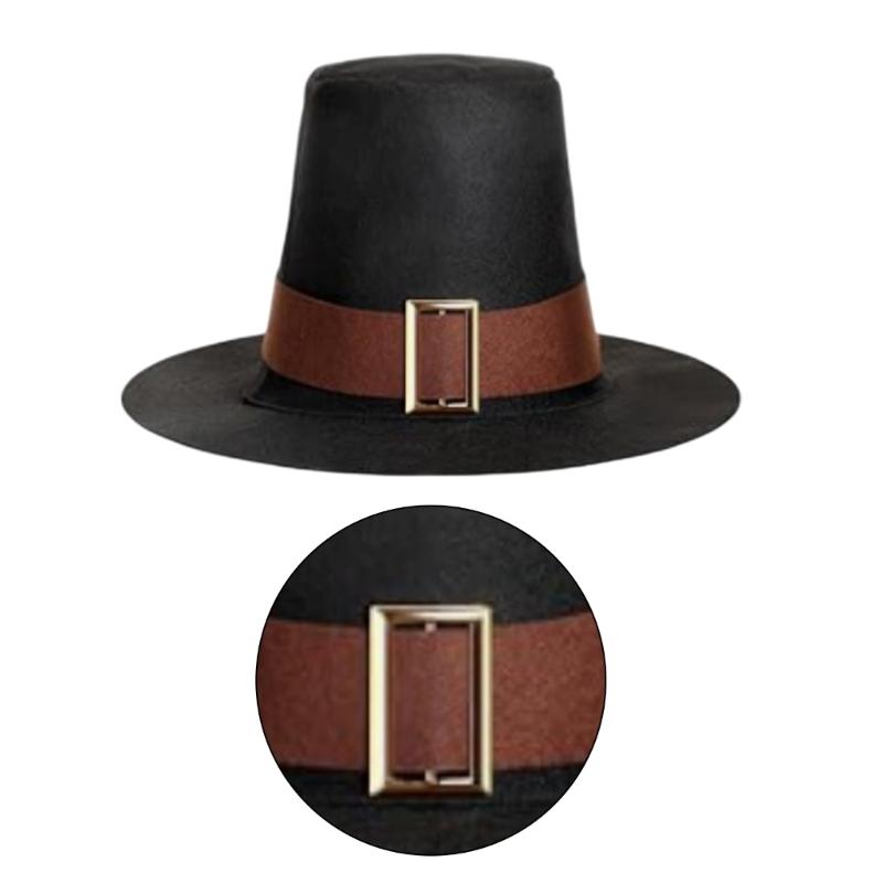 Multipurpose Black Stage Hat Lightweight Acrylic Hats With Shape Retention For Professional Performances And Photo