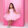 Girls' Color Matching Tutu Skirt Cake Skirt Children's Dress
