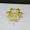 Dragonfly Style Crystal Ball Base, Suitable for Placing Various Crystal Balls, Metal Ball Bases, Office Home Decoration,  Aesthetic Room Decoration