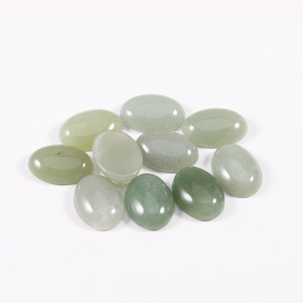 10x14mm 13x18mm Natural Stone Beads Oval Cabochon Loose Bead For Bracelet Earring Jewelry DIY Craft Making Accessories