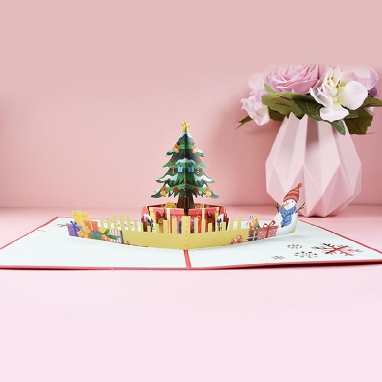 Pop-Up Cards Christmas Party Decorations New Year Greeting Card Party Invitation