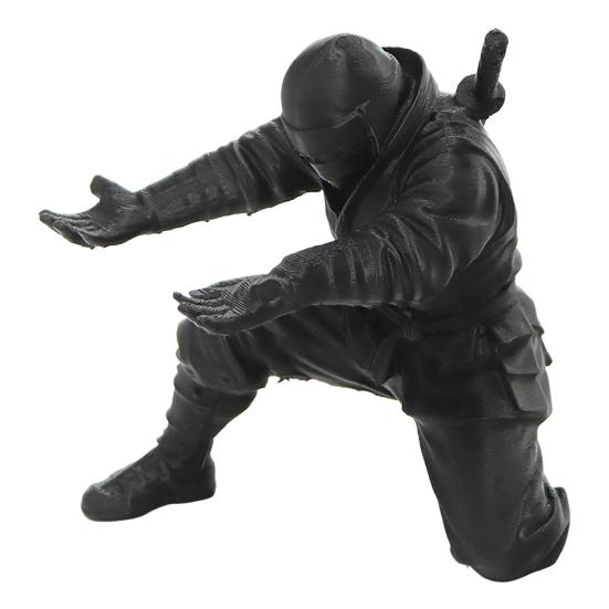 

Ninja Pen Holder 3D Printed Samurai Pencil Stand Warrior Figurine Desktop Organizer for Office Desk Accessories Gag Gift for Men Coworkers 5cm чёрный