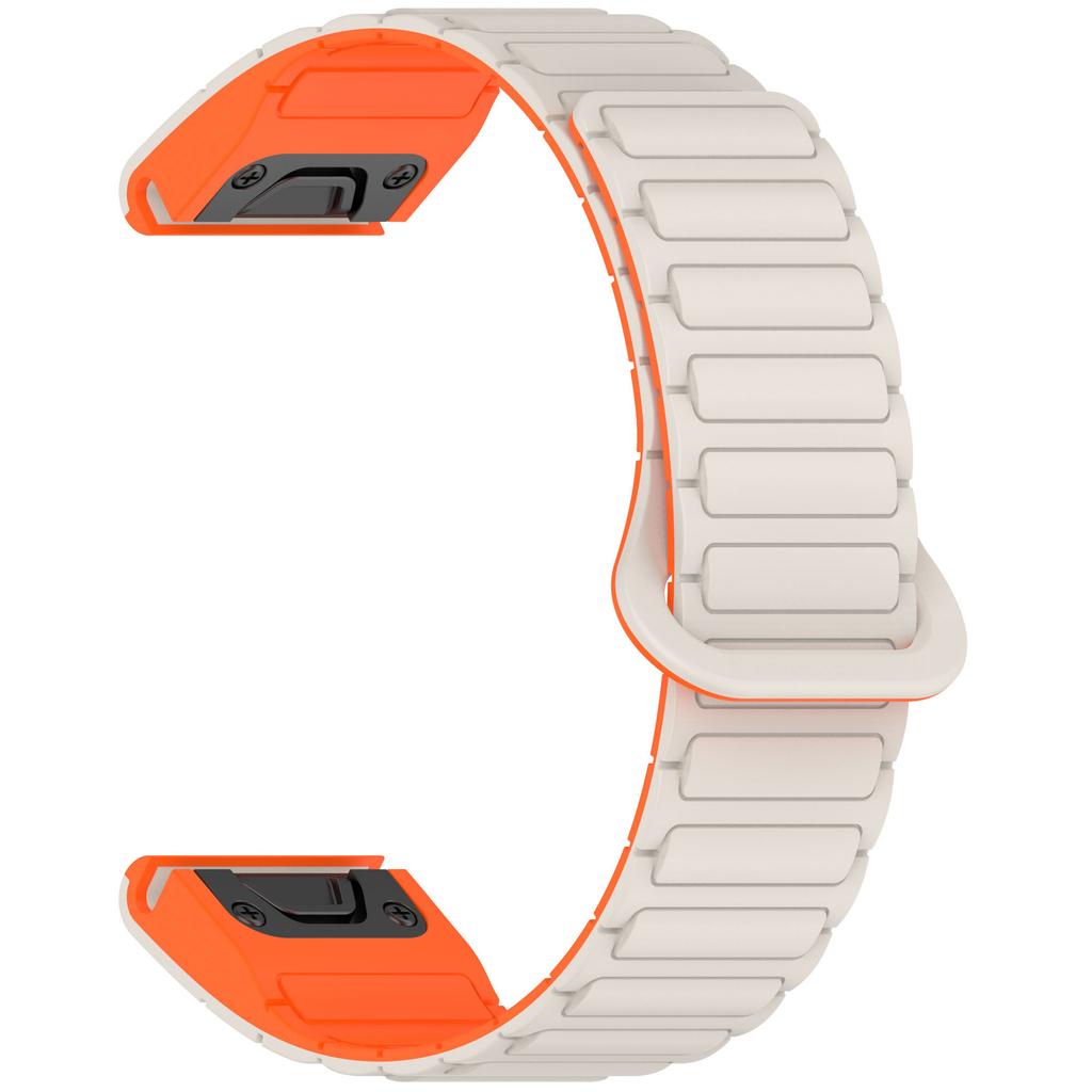 20mm 22mm 26mm Schnellwechsel Magnetischer Schnellverschluss Silikon Uhrenarmband für Garmin Fenix 7 8 Pro Forerunner 970 Sport Armband