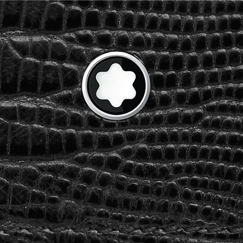 Montblanc Meisterstück Logo Leather Wallet Men wallet Black 116285