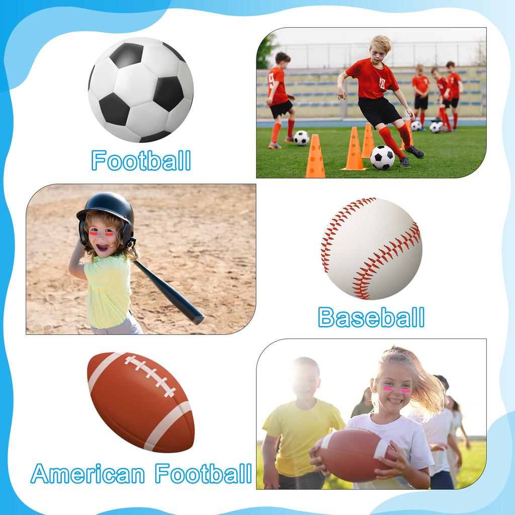 48-144Pairs Sports Eye Black Stickers Under Eye Black Strips Football Face Stickers Breathable Eyeblack Sticker with 1Pcs Pencil