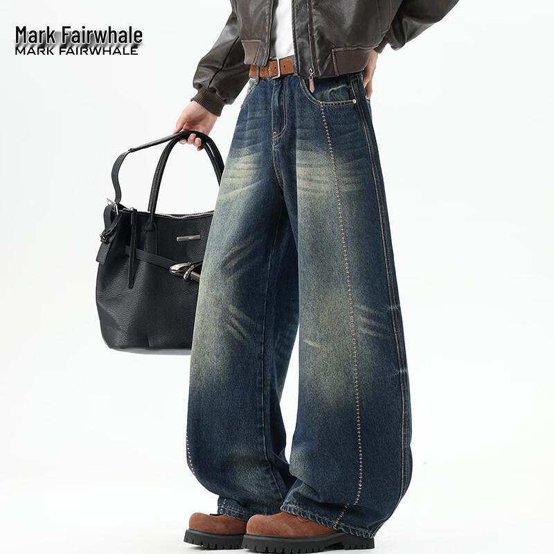 Mark Fairwhale Men's Loose Straight Leg Jeans