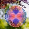 10 Inch Hanging Wind Spinner with 360 Degree Hook for Balcony Garden Decor Spring Summer Outdoor DecorationMetal Wind Chimes for Home Decor