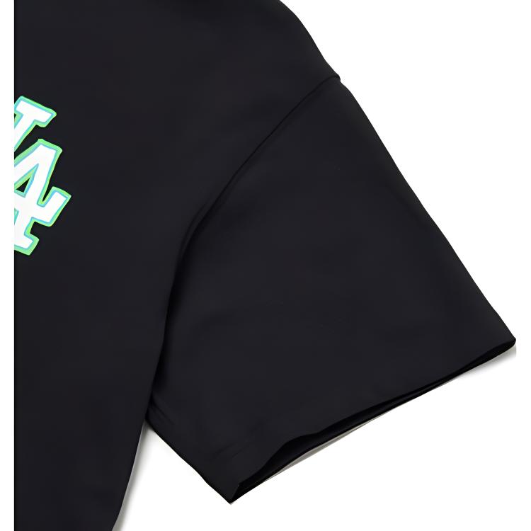 New MLB Los Angeles Dodgers Crop Tops Women's Black 3FTS42023-07BKS