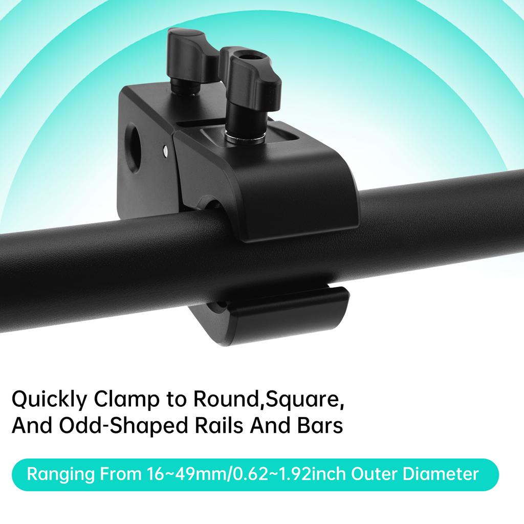 13 inch Gooseneck Microphone Stand Fit for Shure AT2020 with 2 Adapters and Cable Ties Flexible Mic Arm Heavy Duty Super Clamp