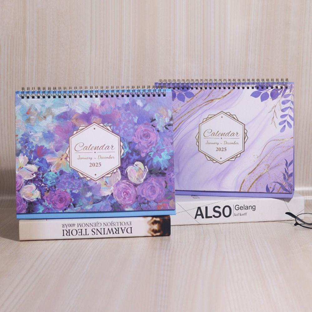 Countdown English  Desk Calendar Efficient Scheduling Table  Planner Calendar  Office Supplies